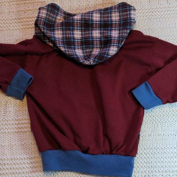 Kids on the go Vintage hooded sweatshirt size 2T runs small more like 12 months - Picture 6 of 7